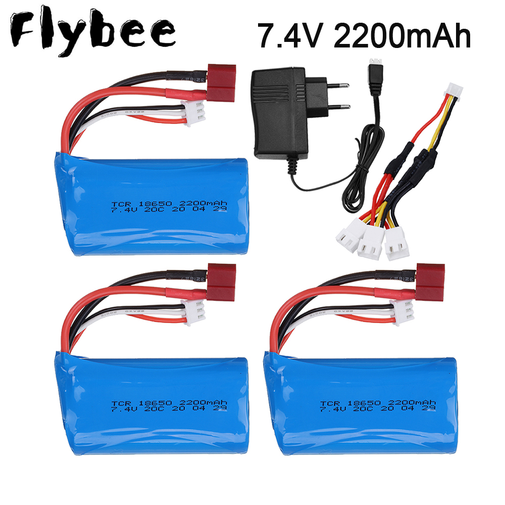 Rc Hobby Rc - 7.4 V 2200Mah 18650 Lipo Batery