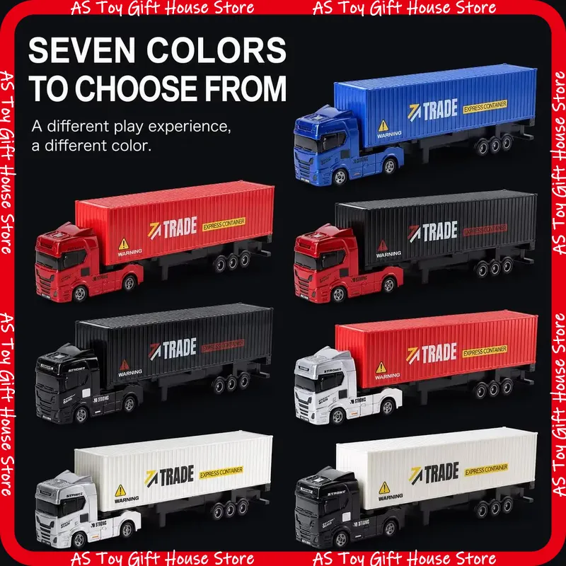 Rc Hobby World - Rtr 1:64 schaal RC aanhangwagen vrachtwagen