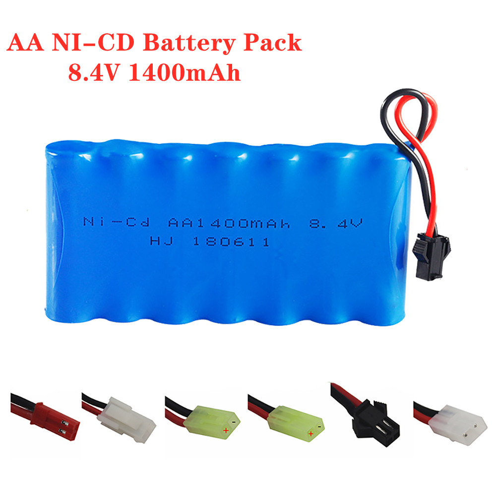 Rc Hobby Rc - 8.4V 1400Mah Ni-Cd Oplaadbare Batterij Pack