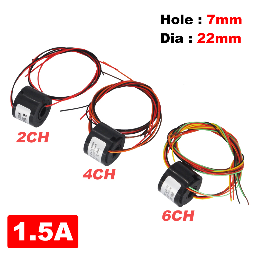 Rc Hobby Desk - Slip Ring Gat Dia.7mm 2/4/6 Kanaals