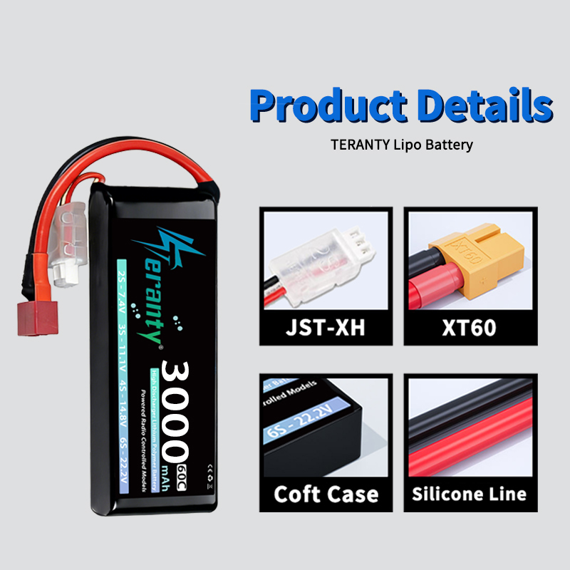TERANTY 2S 3000mAh Lipo Batter - Rc Hobby Rc recensie en prijs