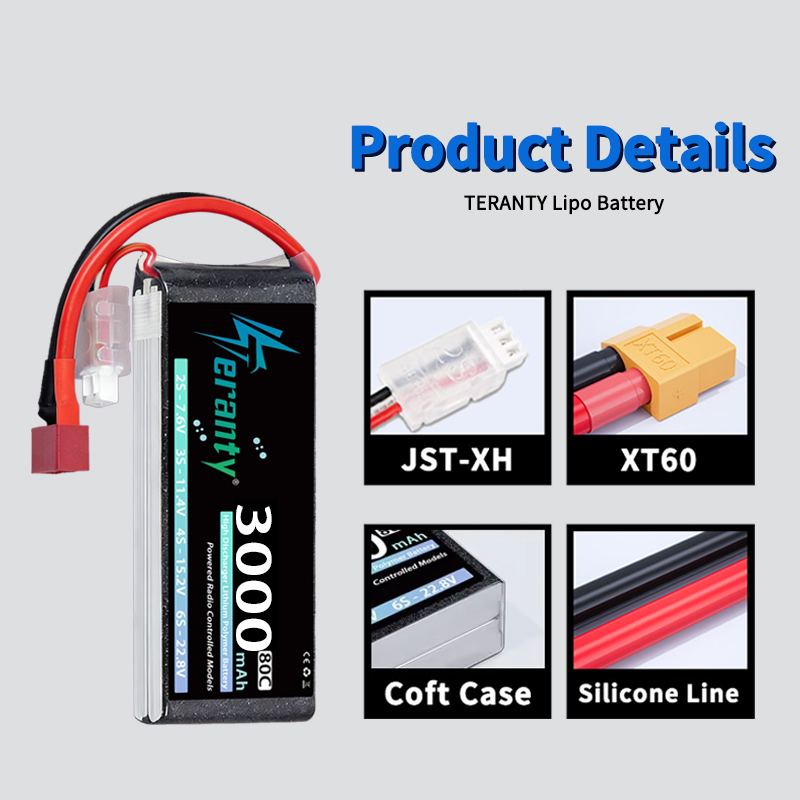 TERANTY 2S 3000mAh Lipo Batter - Rc Hobby Rc recensie en prijs