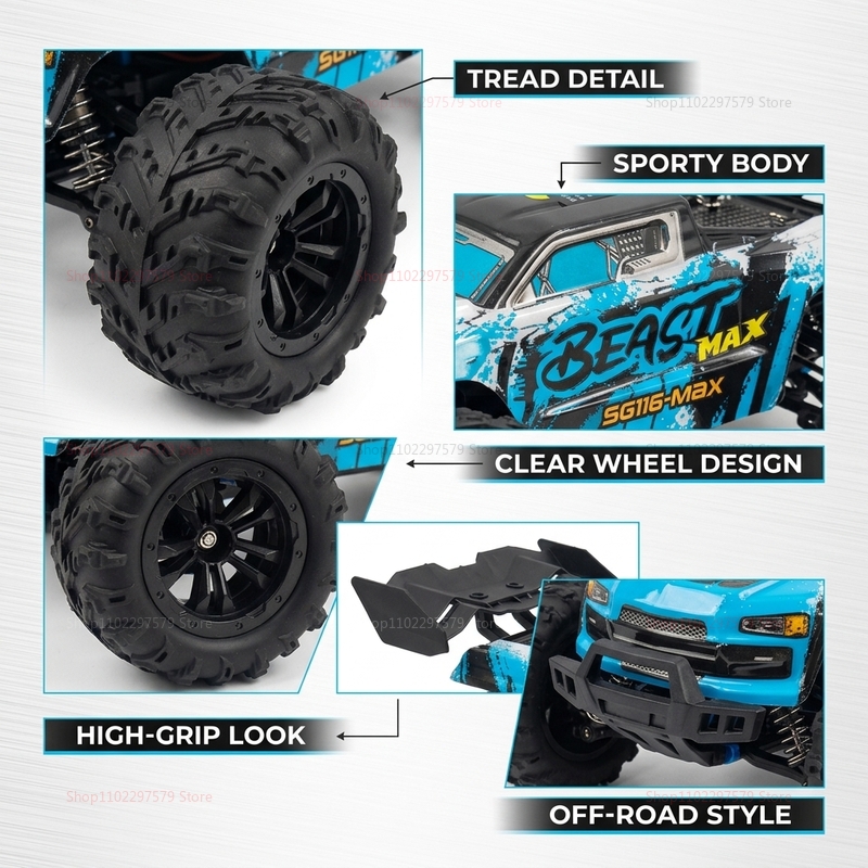 SG116‑MAX/PRO 4WD Afstandsbest - Rc Hobby Workbench recensie en prijs