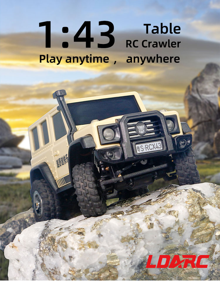 LDARC X43 1:43 Crawler RC Auto - Rc Hobby World recensie en prijs