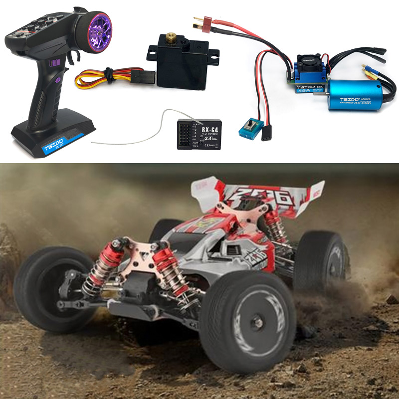 4CH RC Zender Borstelloze Moto - Rc Remo Hobby recensie en prijs