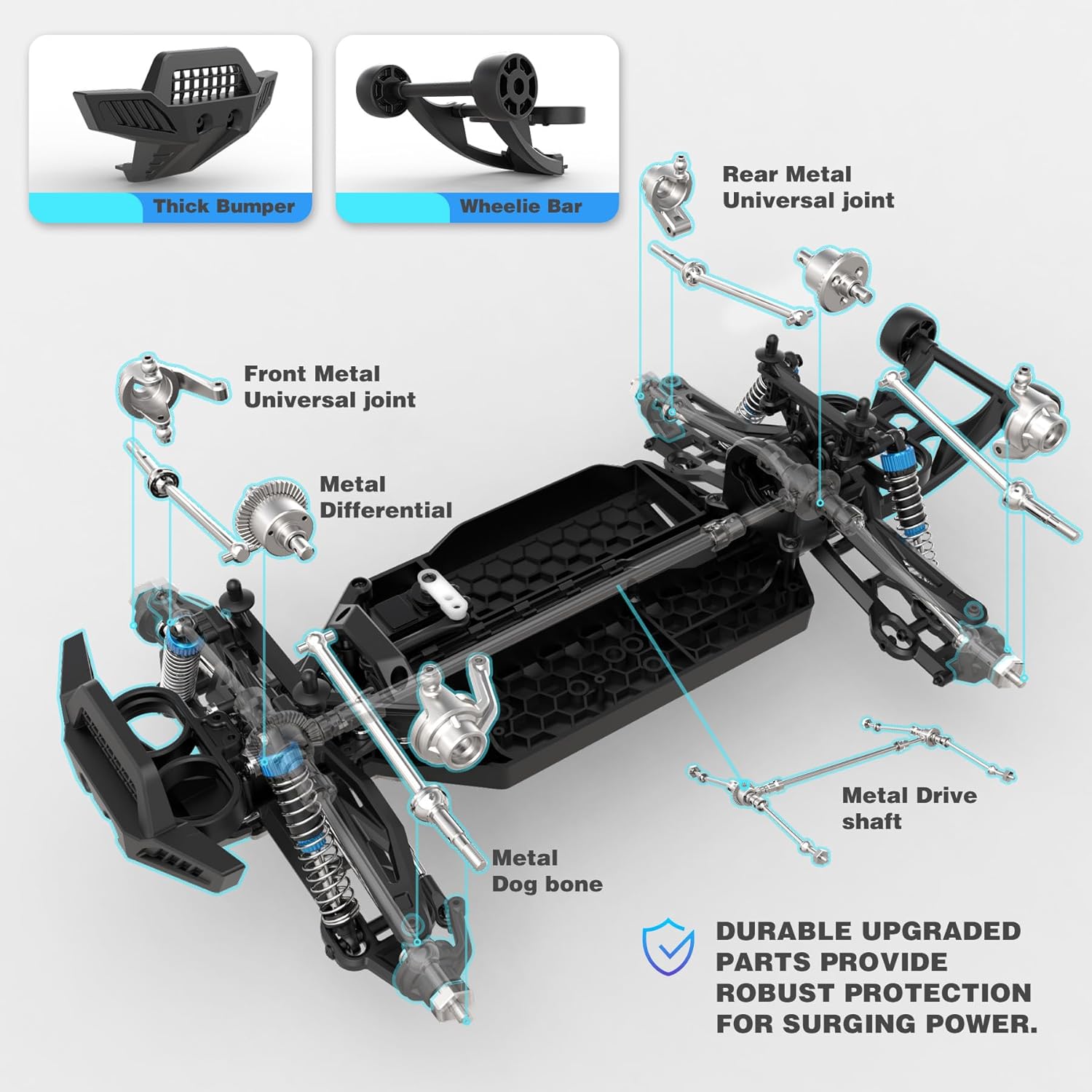 60+ km/u Borstelloze RC Monste - Rc Hobby Grade Monster Truck recensie en prijs