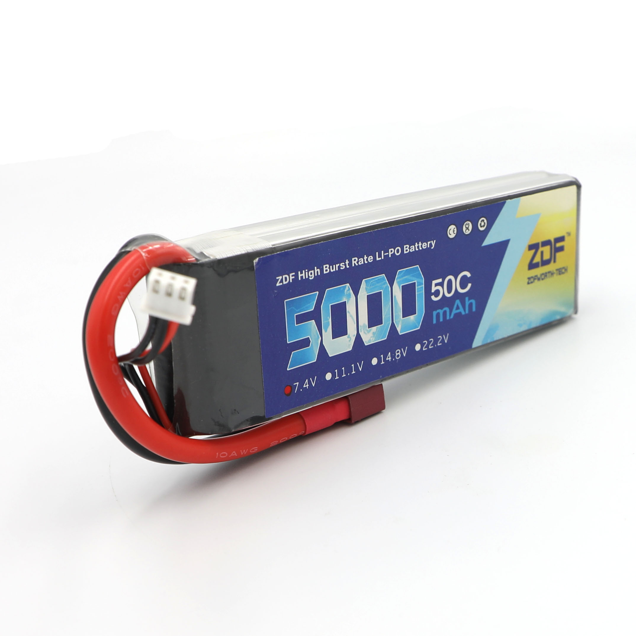 ZDF RC Lipo Batterij 7.4V 5000 - Rc Remo Hobby recensie en prijs