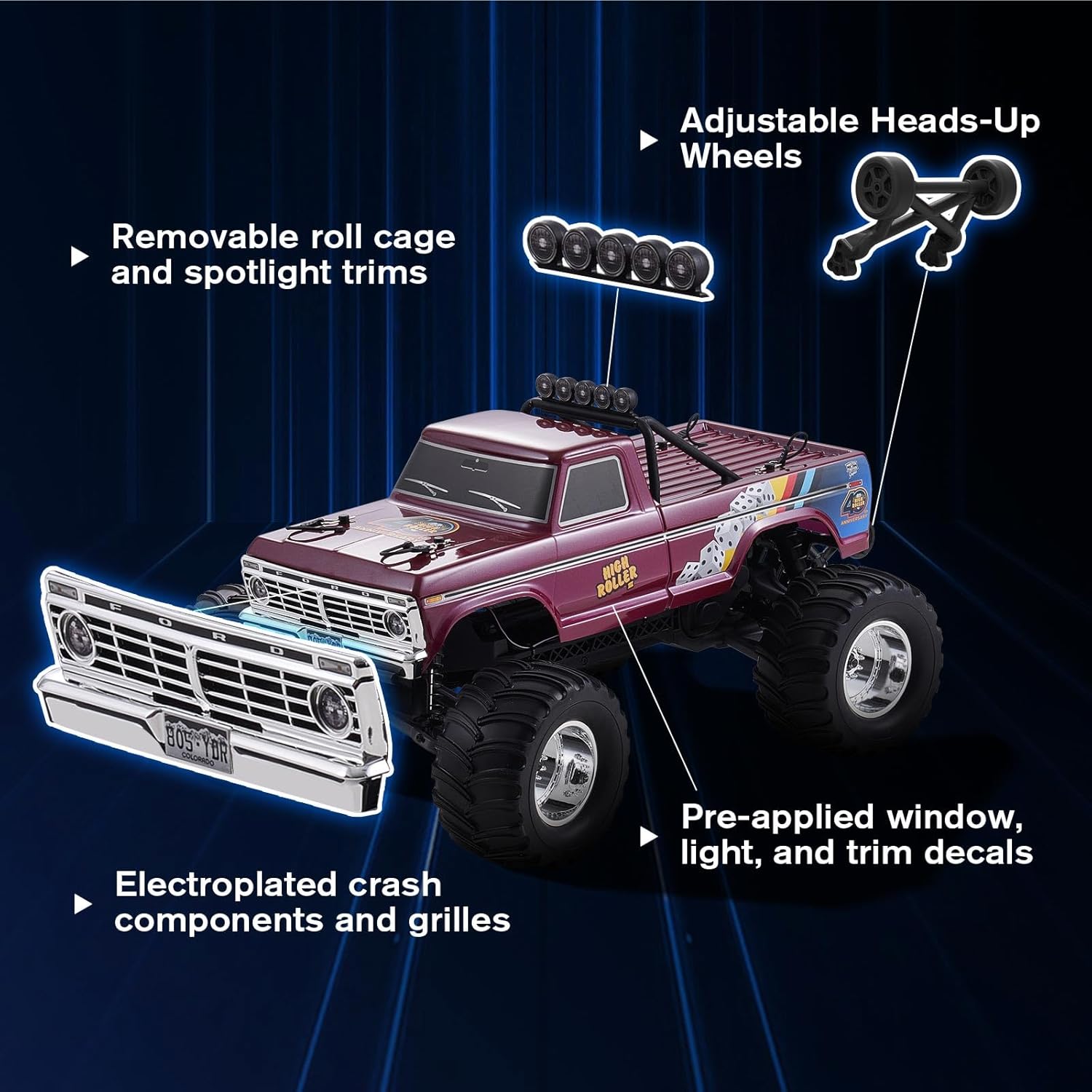 1/10 Schaal Ford F-100 RC Mons - Rc Hobby Grade Monster Truck recensie en prijs