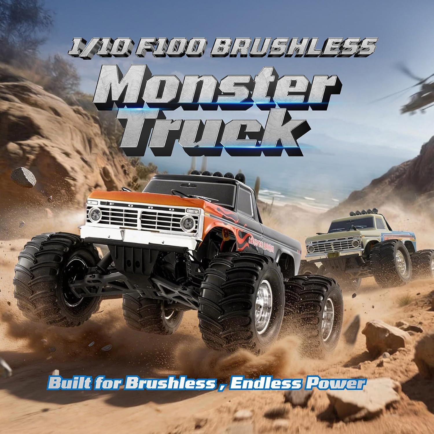 1/10 Ford F-100 Brushless Mons - Rc Hobby Grade Monster Truck recensie en prijs
