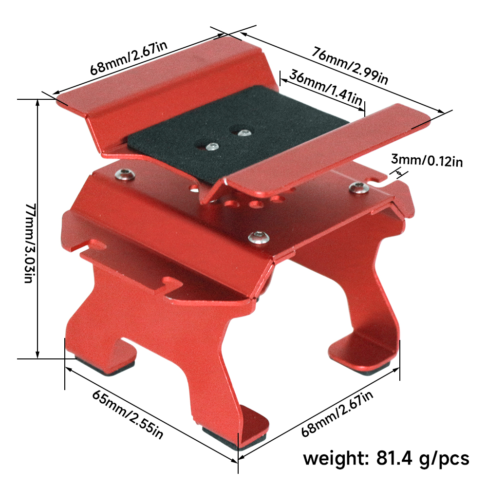 Onderhoudstafel van aluminiuml - Rc Hobby Desk recensie en prijs