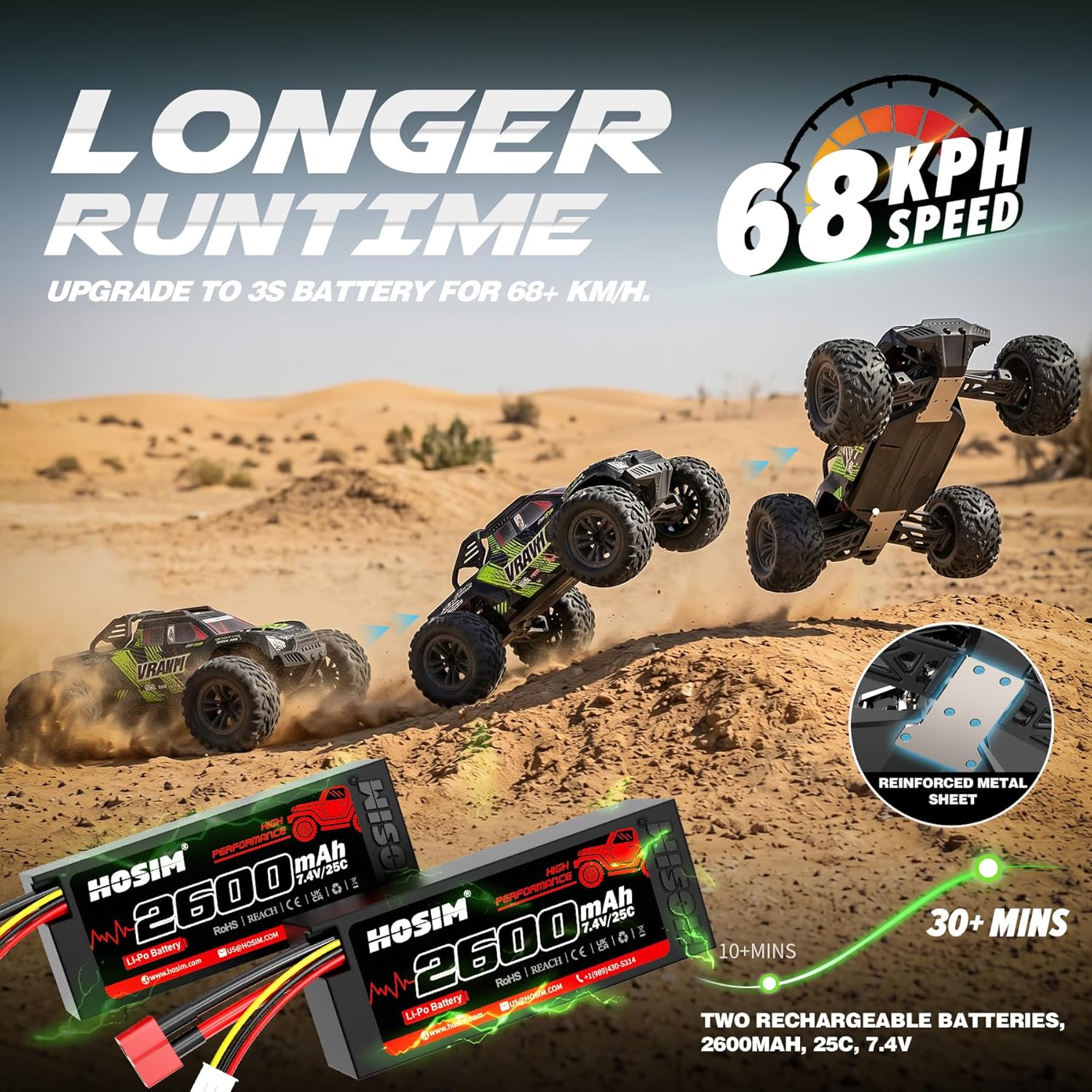 Volwassen borstelloze RC-auto, - Rc Hobby Grade Monster Truck recensie en prijs